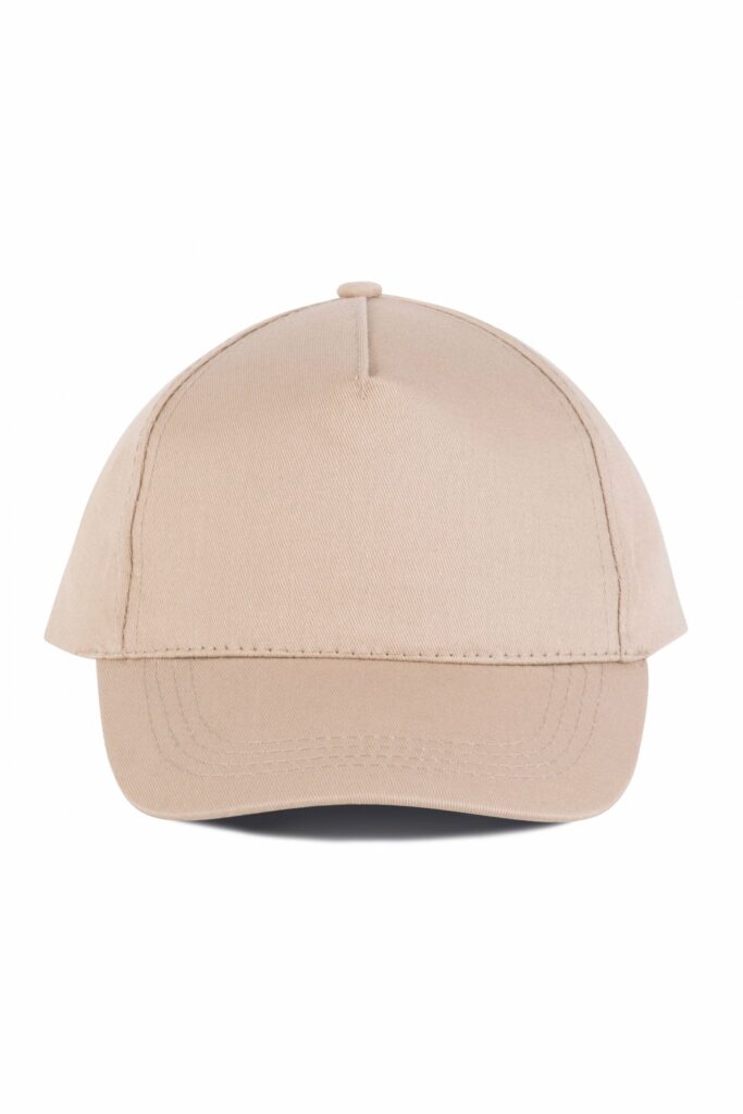 KP116 - Cappellino cotone 5 pannelli BEIGE