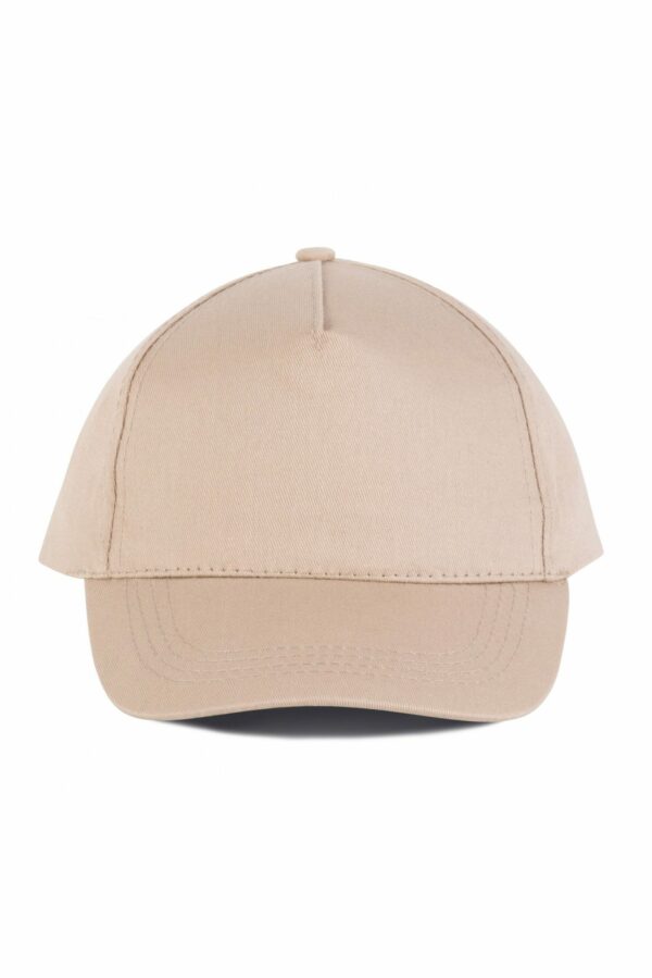 KP116 - Cappellino cotone 5 pannelli BEIGE